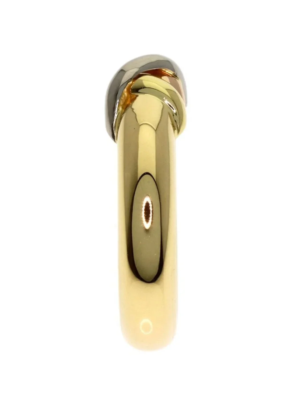 Cartier Trinity Red 50 Ring 18k Yellow Gold 18k Pink White